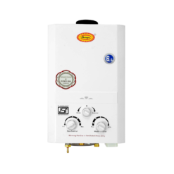 Surya Gas Geyser 6.5L (White Body Finish)