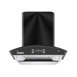 Maplin SS - 60 cm Kitchen Chimney with Voice Control, Auto Clean, LPG Sensor and Wave Sensor