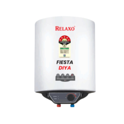 Relaxo 25L Electric Geyser with Ivory Finish, Glass Tank and  Auto Cut-Off