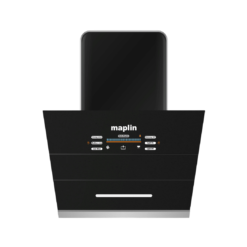 Maplin 1001-60 cm Kitchen Chimney with Voice Control, Glass Opening Feature, Wave Sensor