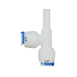 Tee Side Steam Connector 1/4 Inch - Suitable for all RO types