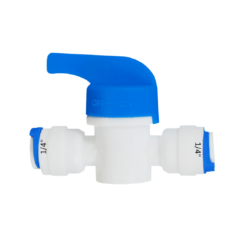 Plastic Manual Flush Valve Switch for 1/4 Inch - Compatible with Any RO Model