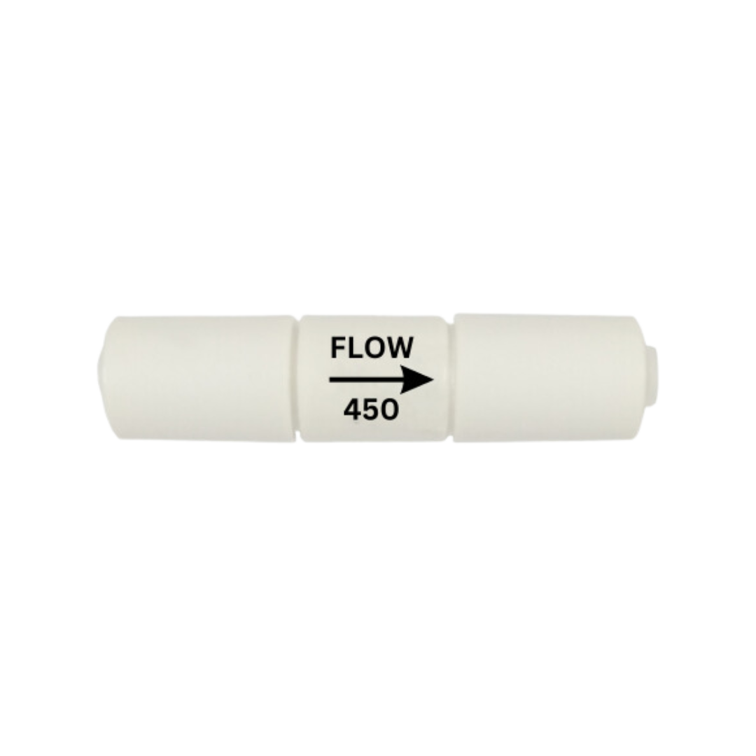Flow Restrictor (FR) 450 for Solid Filter Cartridge in RO Systems