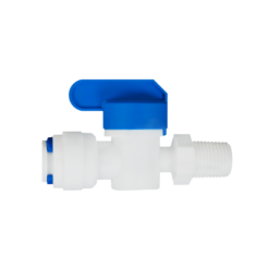 Inlet Valve 1/4 Inch Plastic for Reverse Osmosis Systems