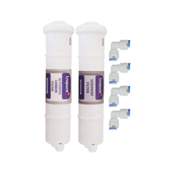 Livpure RO Filter Set: Complete Water Purification Solution with Carbon + Sediment Filters + Four 2PF Elbows
