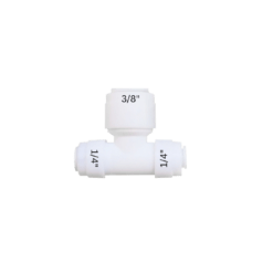 Tee 1/4*3/8*1/4 Inch Fitting for Enhanced RO System Functionality