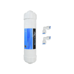 Aqua Flow Carbon Filter Cartridge with 2 Double Push Elbows – Suitable for all types of RO Water Purifiers